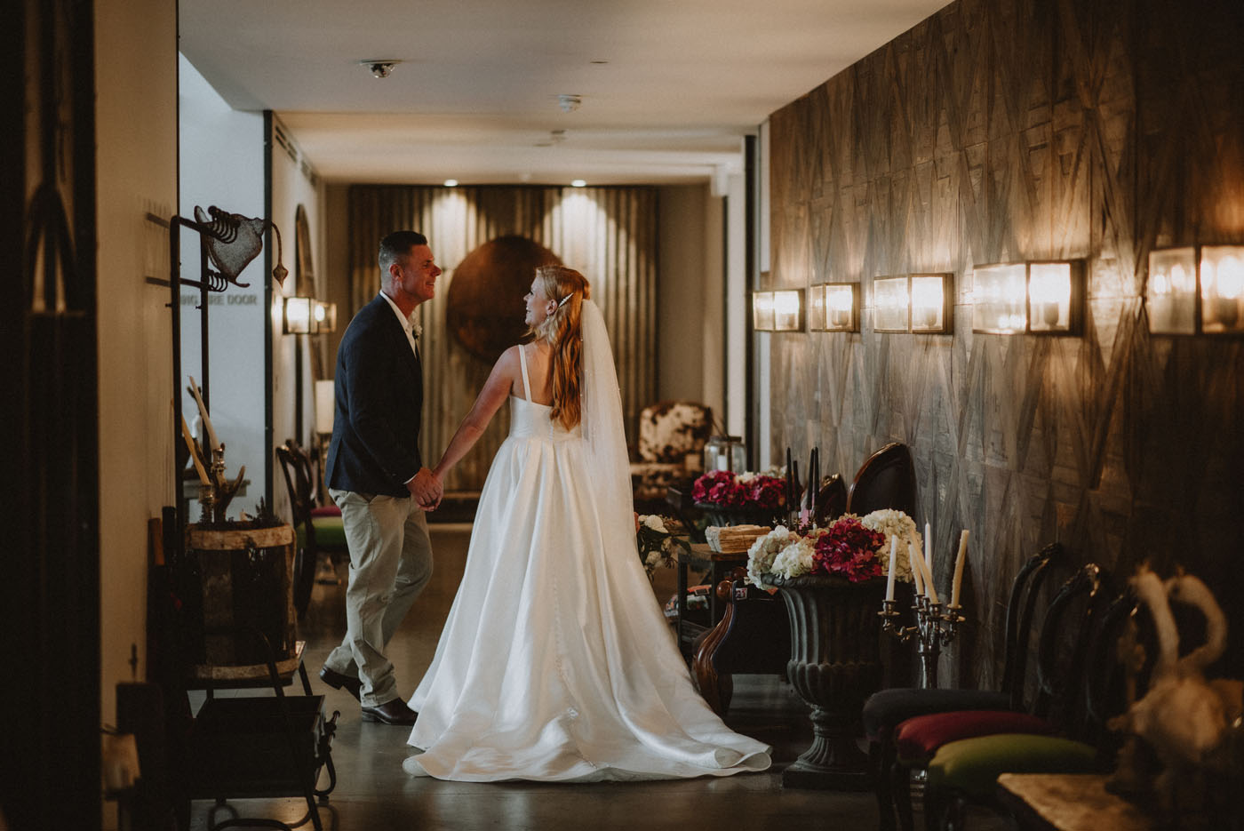 Wedding ceremony at The Springs — country wedding venue near Gosford