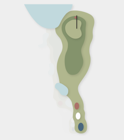 The Springs hole 10 map — Central Coast golf course