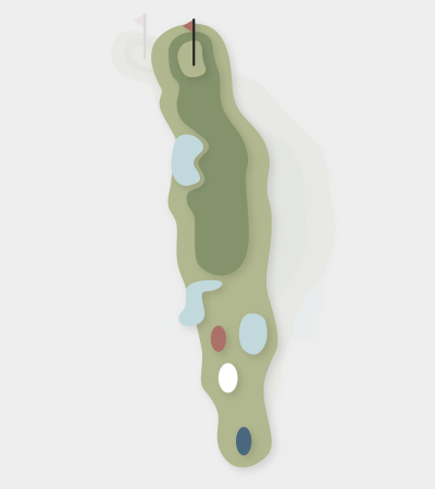 The Springs hole 12 map — Central Coast golf course