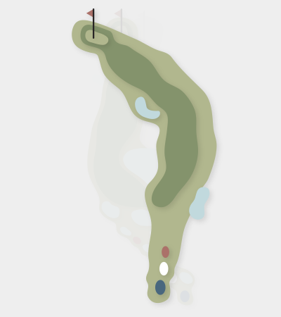 The Springs hole 13 map — Central Coast golf course