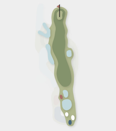 The Springs hole 15 map — Central Coast golf course