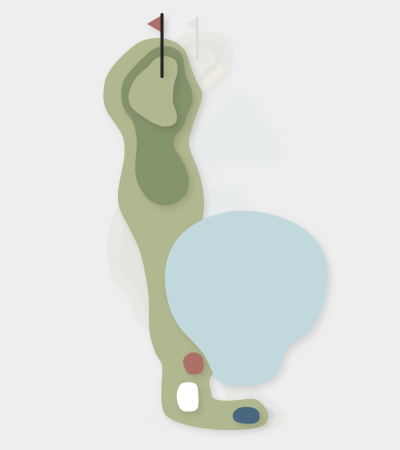 The Springs hole 2 map — Central Coast golf course