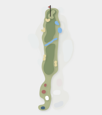 The Springs hole 4 map — Central Coast golf course