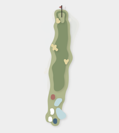 The Springs hole 7 map — Central Coast golf course